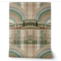 Papier Peint Carreaux Arc-en-Ciel