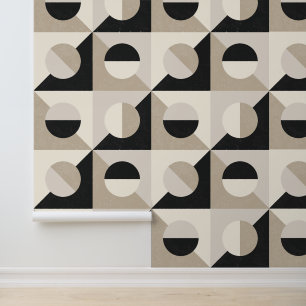Papier Peint Carreaux géométriques italiens texturés modernes