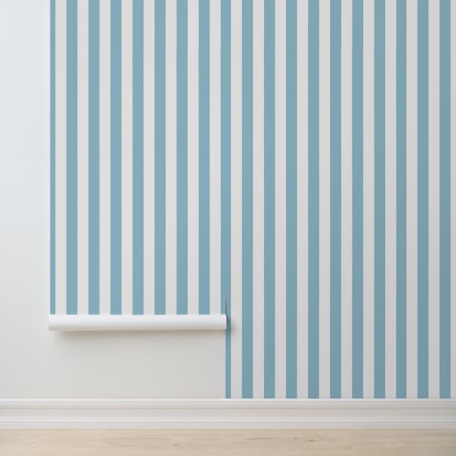 Papier Peint Carreaux/rayures/Vichy bleus (Application)
