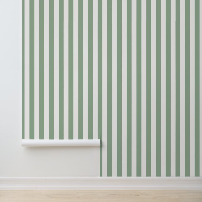 Papier Peint Carreaux/rayures/Vichy verts (Application)