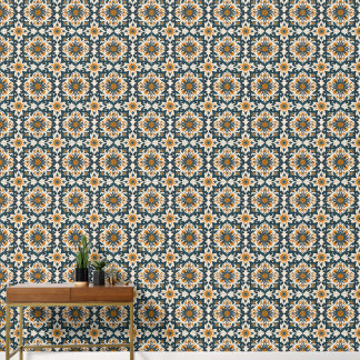 Papier Peint Carrelage de motif du patrimoine cool
