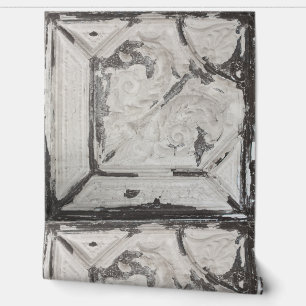 Papier Peint Carrelage de plafond peint blanc d'antiquité