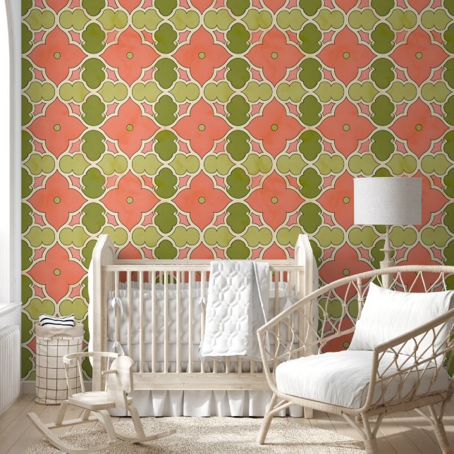 Papier Peint Carrelage d'ornement (Enfants)