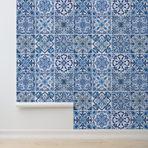 Papier Peint Carrelage méditerranéen, Portugais, Azulejo, Majol