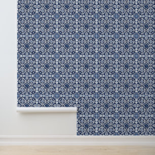 Papier Peint Carrelage méditerranéen, Portugais, Azulejo, Majol