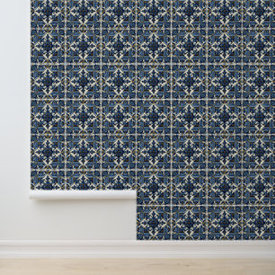 Papier Peint Carrelage méditerranéen, Portugais, Azulejo, Majol