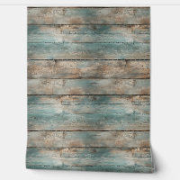 Cartes de clôture en bois bleu rustique