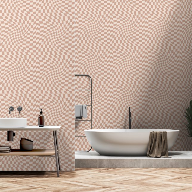 Papier Peint Carton beige Twisted (Salle de bain)
