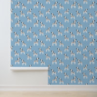 Cartoon Zebra avec Arrière - plan Bleu pour enfant