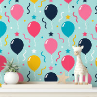 Célébration de fête avec des ballons colorés