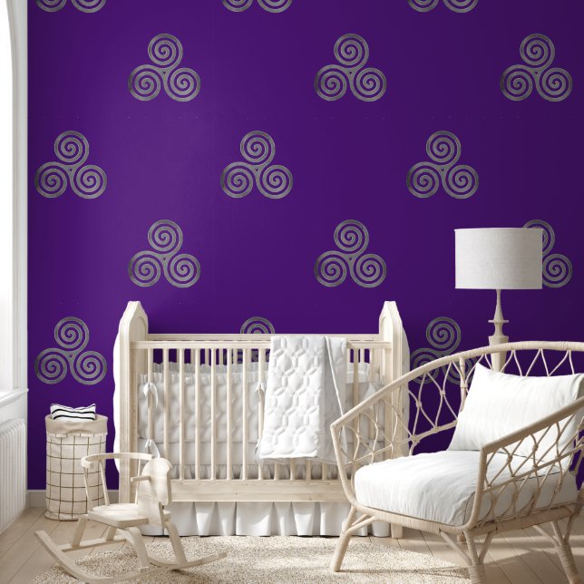 Papier Peint Celtique - Triple Spiral / Triskele 4 (Enfants)