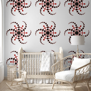 Papier Peint Cercle de coupe - pictogramme extraterrestre 3
