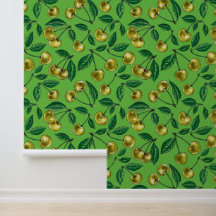 Papier Peint Cerises jaunes