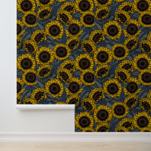 Papier Peint Champ de tournesol 2