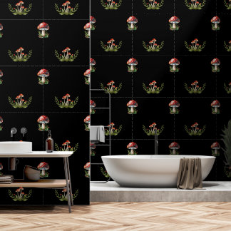 Papier Peint Champignons Imaginaires