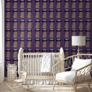 Papier Peint Champignons violets