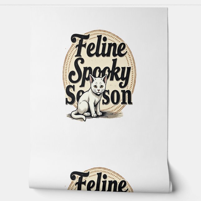 Papier Peint Chat de la saison Éffrayante Feline (Déroulement)