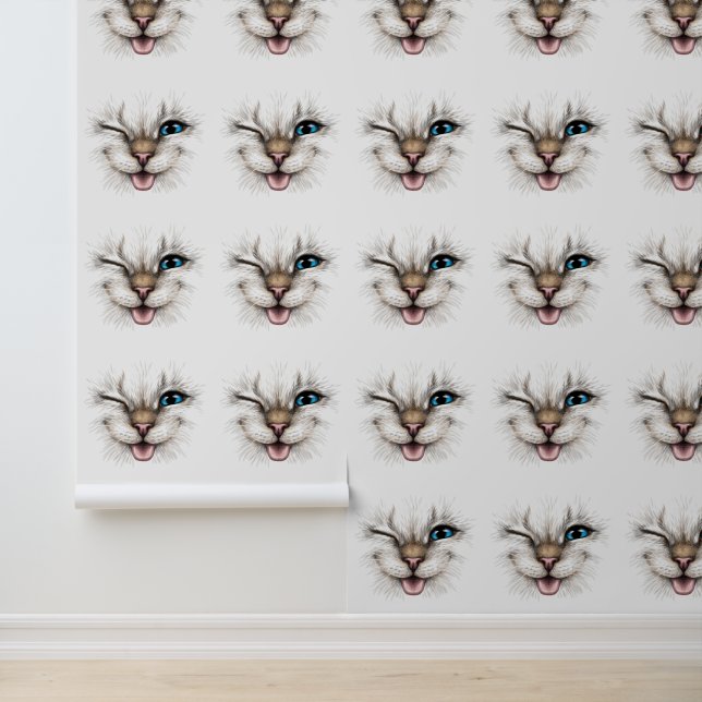 Papier Peint Chat mignon à écrire (Application)