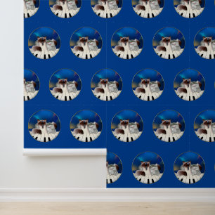 Papier Peint Chats Jouer Piano