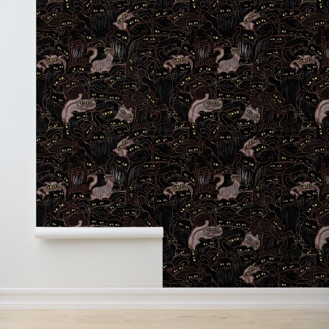 Papier Peint Chats noirs (Application)