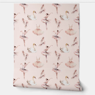 Papier Peint Chaussures Ballerina Rose Ballerina