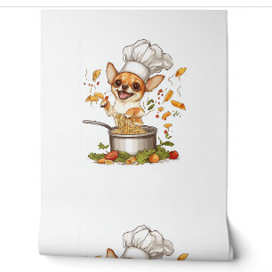 Papier Peint Chef Chihuahua - Maître de chien culinaire