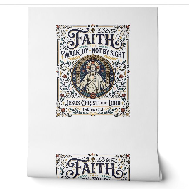 Papier Peint Chemise d'art d'écriture de journal de Bible de Jé (Déroulement)