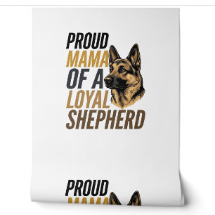 Papier Peint Chemise de maman Berger allemand Graphique de chie
