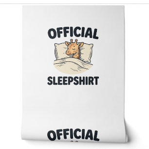Papier Peint Chemise de nuit officielle girafe drôle Desi