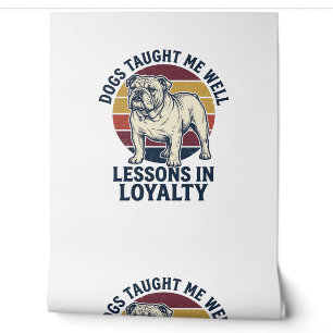 Papier Peint Chemise de sagesse canine Graphique de leçon de bo