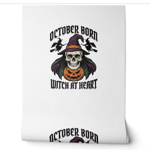 Papier Peint Chemise de sorcière d'octobre Halloween vintage an