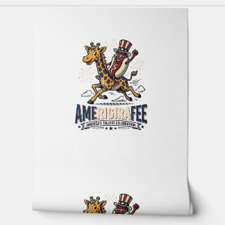 Papier Peint Chemise drôle Amerigiraffee patriotique girafe hot