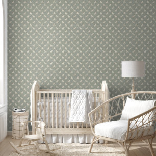 Papier Peint Chevaux gris vert
