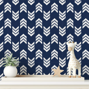 Papier Peint Chevron de la Marine