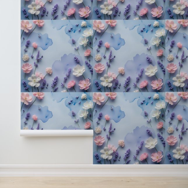 Papier Peint Chic Bliss Peel and Stick (Application)