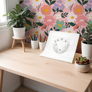 Papier Peint Chic Girly Bold Floral Motif