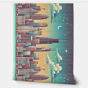 Papier Peint Chicago Skyline
