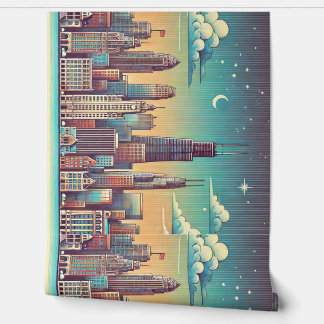 Papier Peint Chicago Skyline