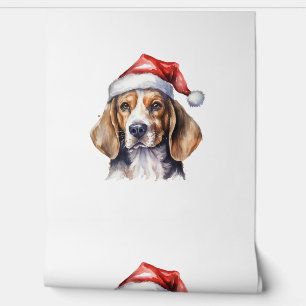 Papier Peint Chien de Noël beagle