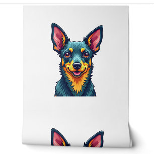 Papier Peint Chihuahua Peinture Abstraite Couleur Chien Mign