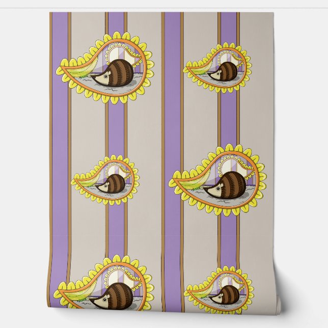 Papier Peint Chrissy le hérisson (Déroulement)