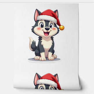 Papier Peint Christmas Husky Dog Lover Malamute (2)