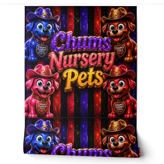 Papier Peint chums nursery pets wallpaper/chums nursery (Déroulement)