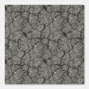 Papier Peint Ciment de pavage de rue d'asphalte noir
