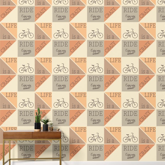 Papier Peint Citation de vie (Couloir)