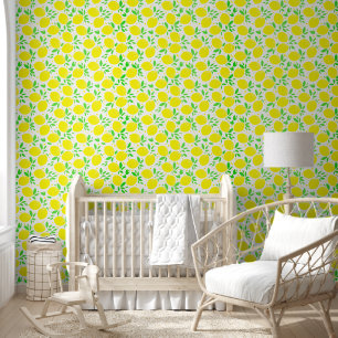 Papier Peint Citron jaune