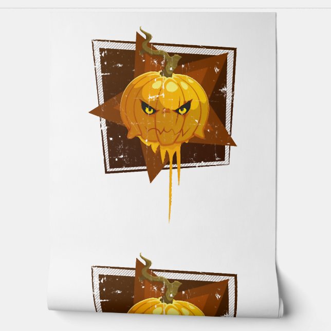 Papier Peint Citrouille d'Halloween (Déroulement)