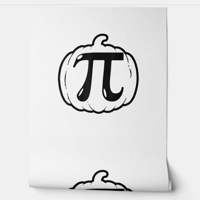 Papier Peint Citrouille Pi Funny Math Halloween & Thanksgiving  (Déroulement)