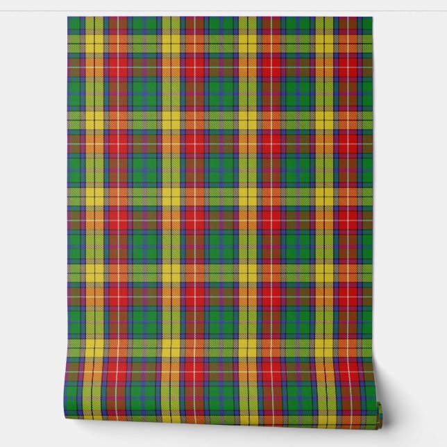 Papier Peint Clan Buchanan Tartan (Déroulement)