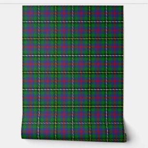 Papier Peint Clan écossais en tartan de bois